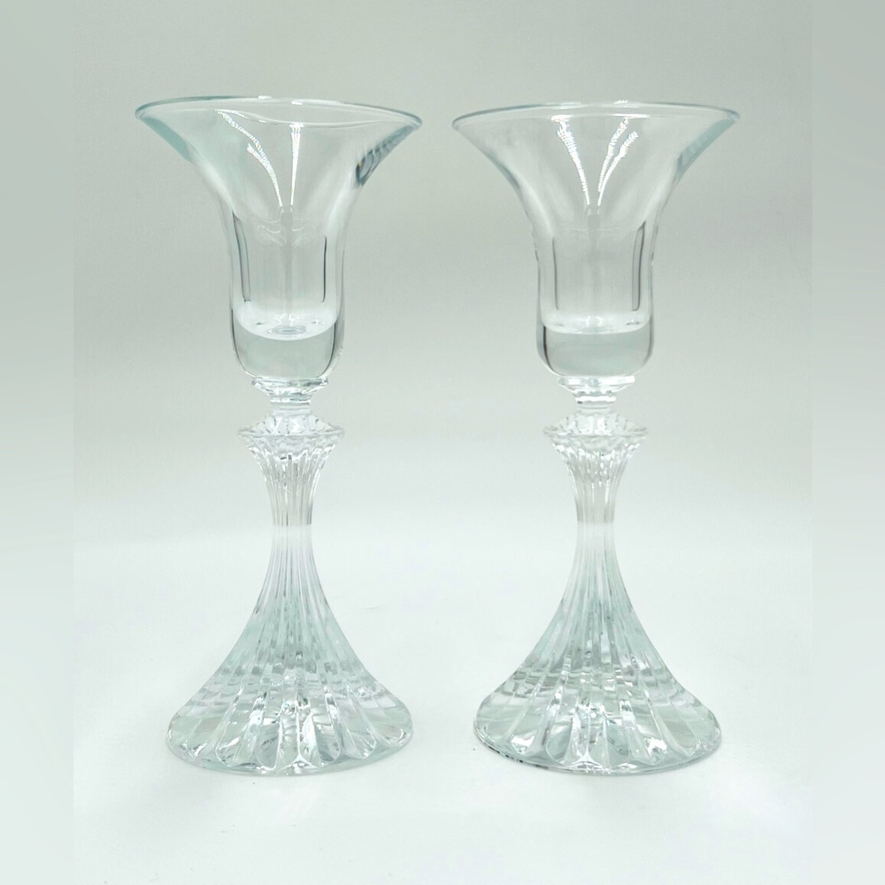 Mikasa “The Ritz” crystal candlesticks